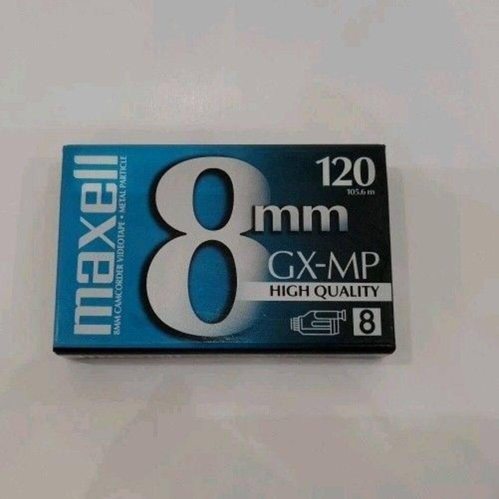 SEALED Maxell 8mm Gx-mp High Quality 120 Camcorder Video Tape